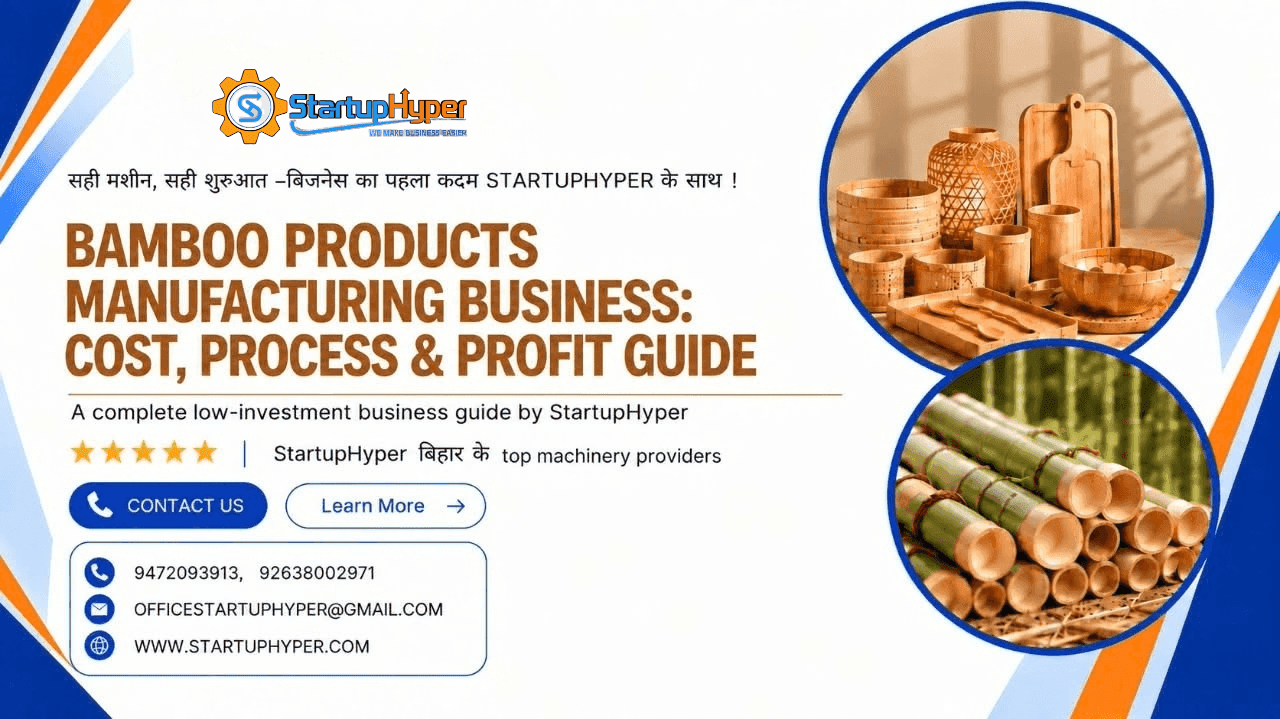 Bamboo Products Manufacturing Business: Cost, Process & Profit Guide