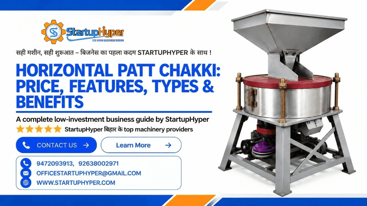 Horizontal Patt Chakki: Price, Features, Types & Benefits