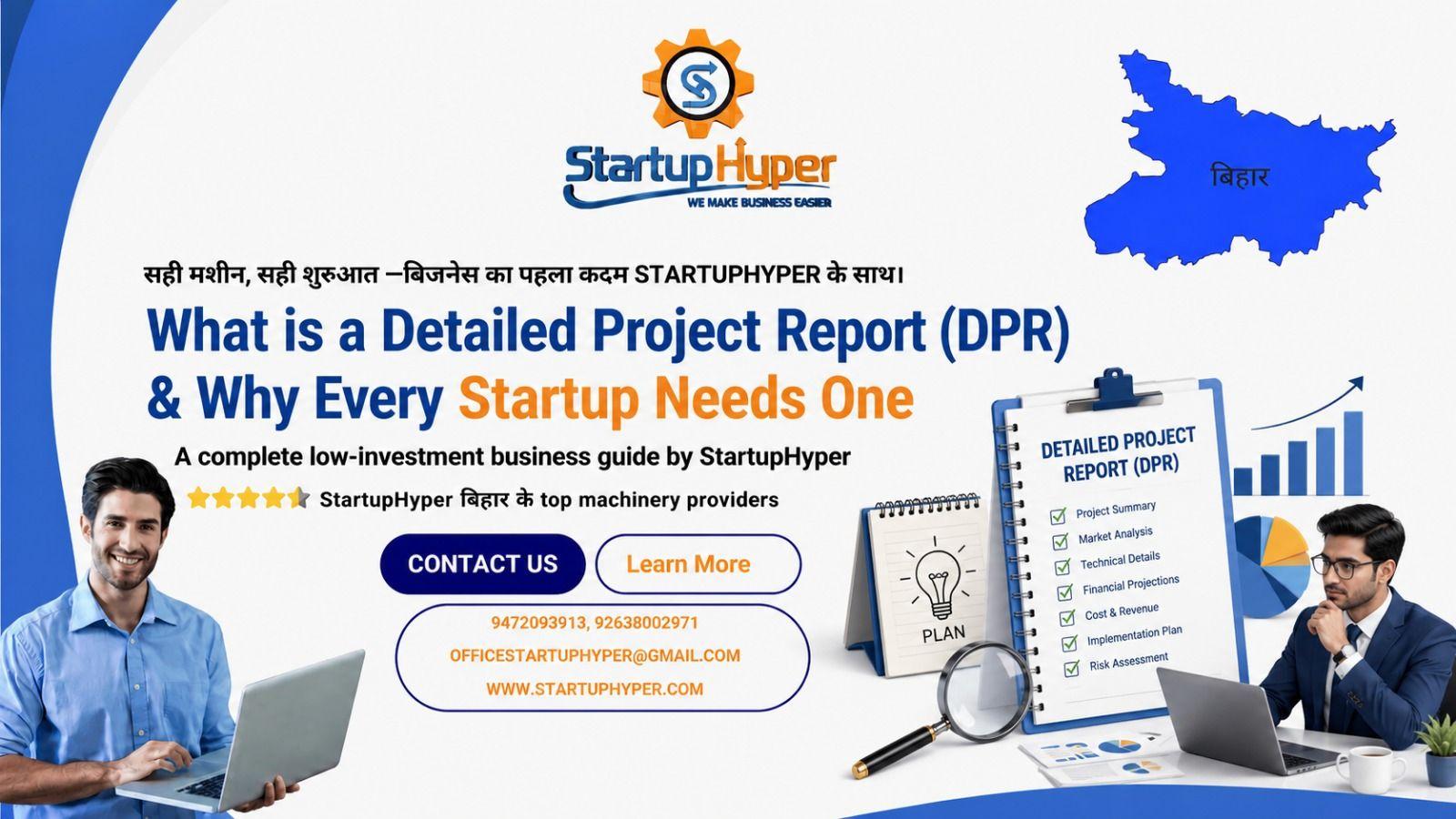What is a Detailed Project Report (DPR) & Why Every Startup Needs One | StartupHyper