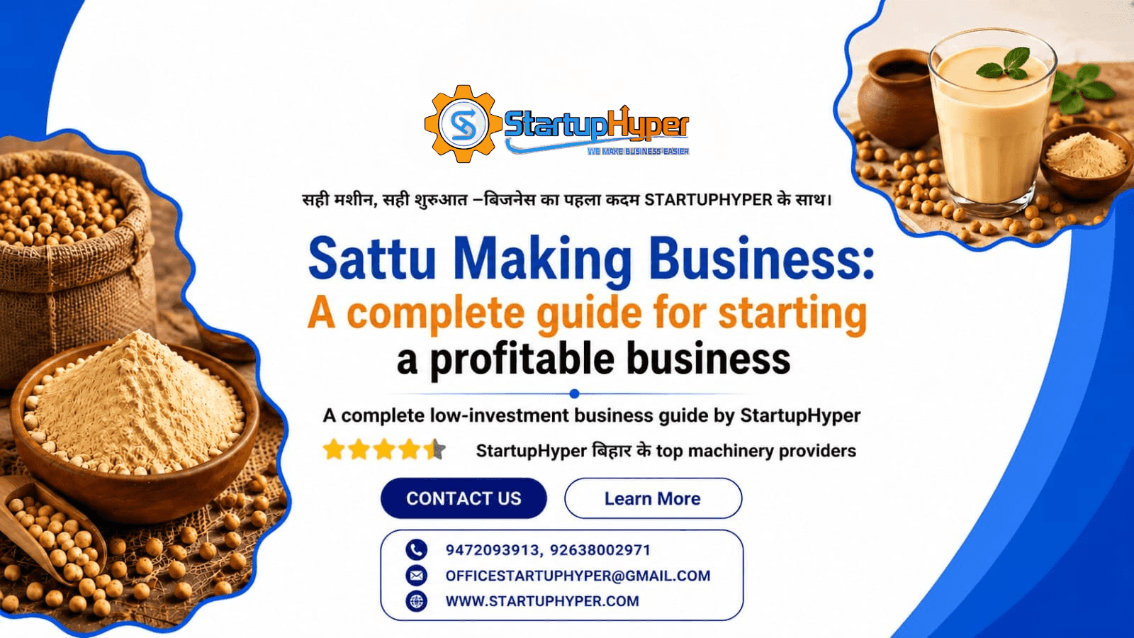 Sattu Making Business: A Complete Guide for Starting a Profitable Business